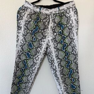 ASOS Trousers with Blue and Green Pattern